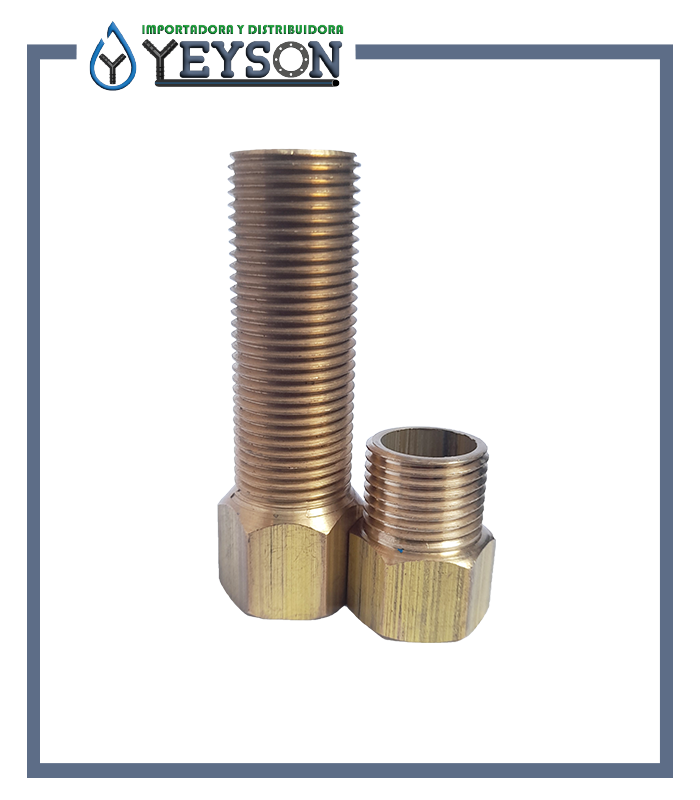 Adaptadores de bronce